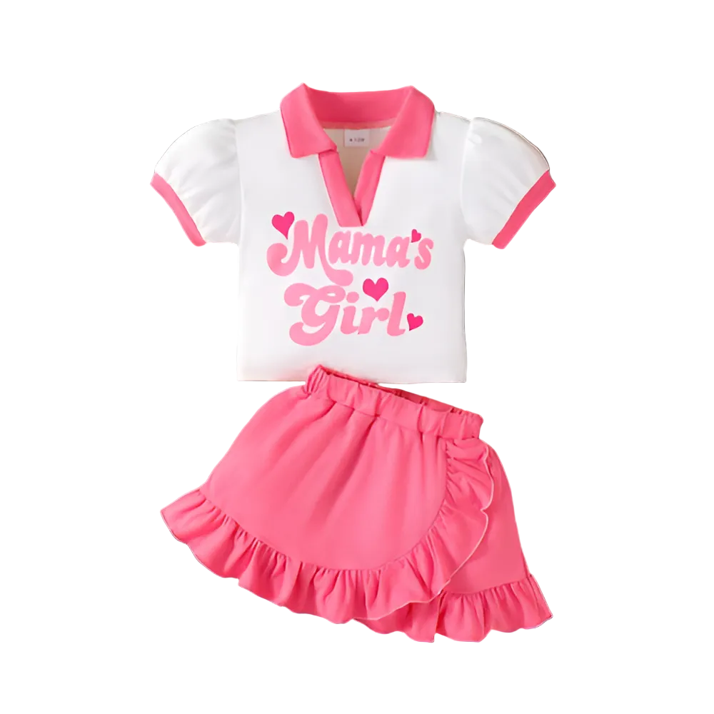 Mama's Girl Ruffled Skirt Set