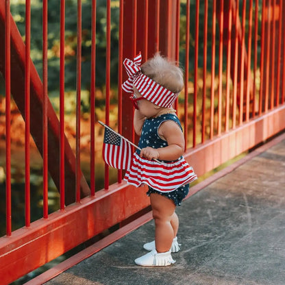 Stars and Stripes Girls 3pc Outfit