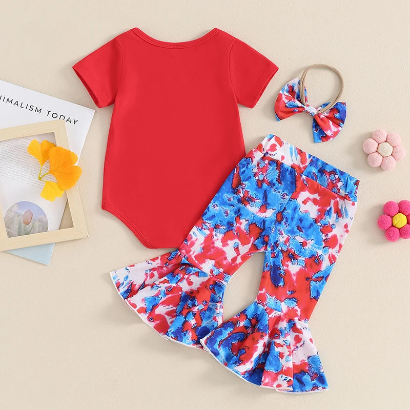 Little Firecracker Bellbottom Set