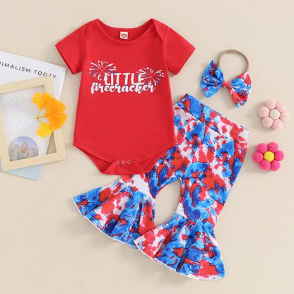 Little Firecracker Bellbottom Set