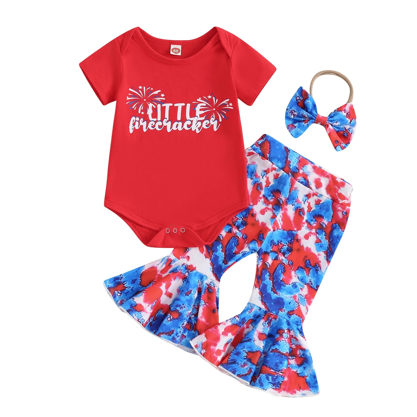 Little Firecracker Bellbottom Set