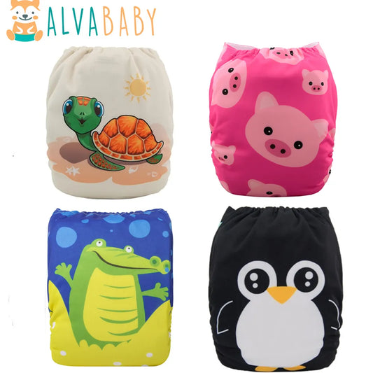ALVABABY Reusable Cloth Diapers