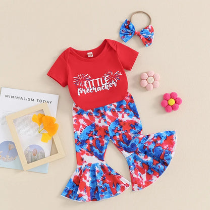 Little Firecracker Bellbottom Set