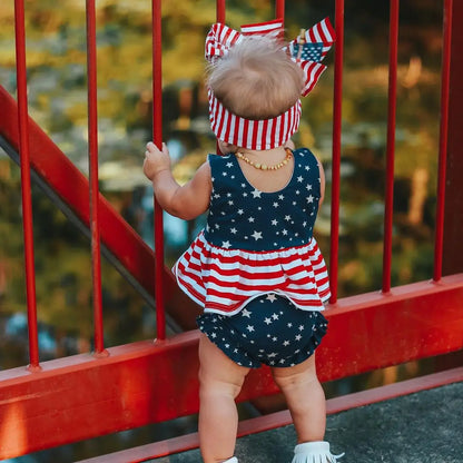 Stars and Stripes Girls 3pc Outfit