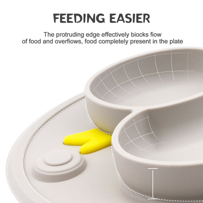 Anti-Slip Silicone Baby Dish