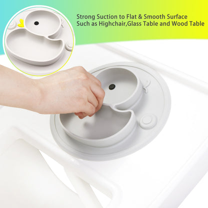 Anti-Slip Silicone Baby Dish